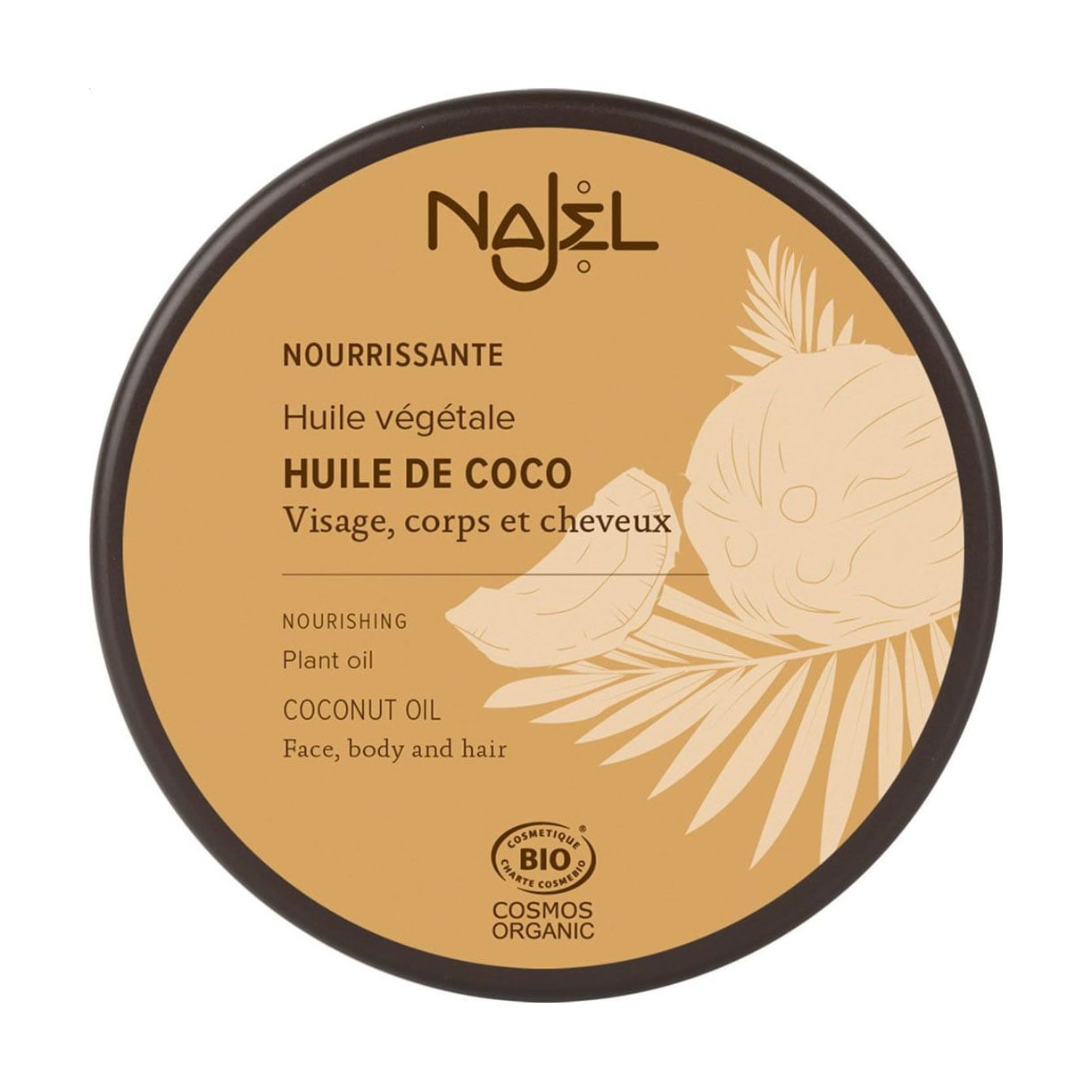 Олія для тіла, обличчя та волосся Najel Nourishing Coconut Oil Face, Body And Hair, 100 г