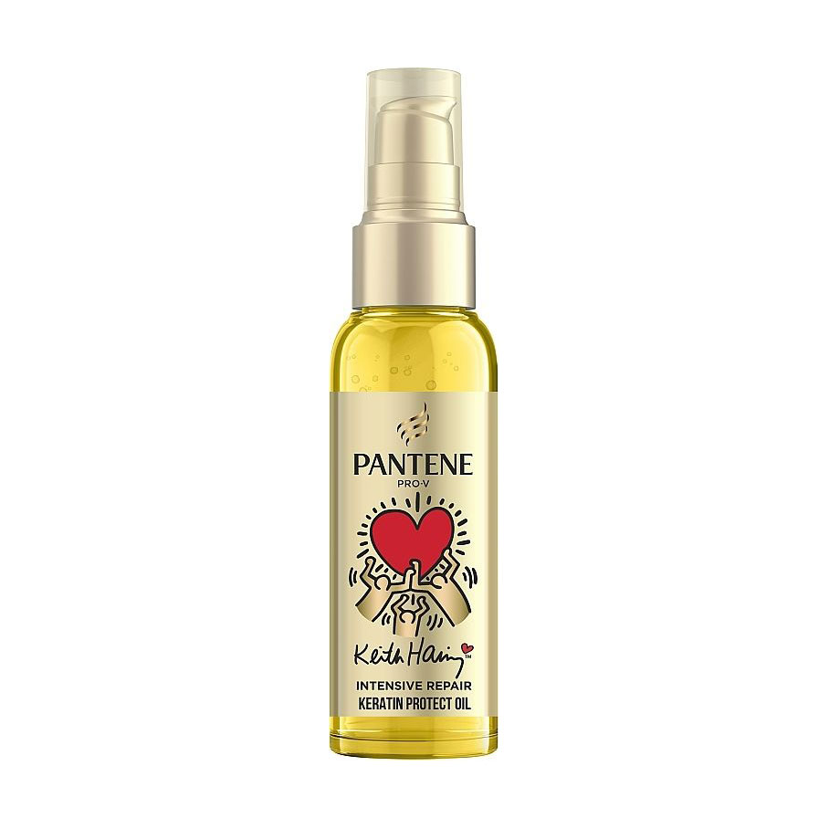 Олія для волосся Pantene Pro-V Keith Haring Intensive Repair Keratin Protect Oil Інтенсивне відновлення, з кератином, 100 мл