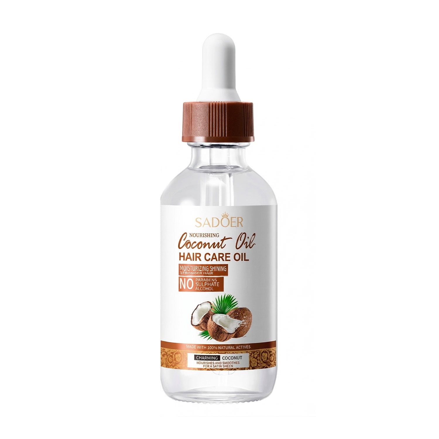 Олія для волосся Sadoer Nourishing Coconut Oil Hair Care Oil, 60 мл