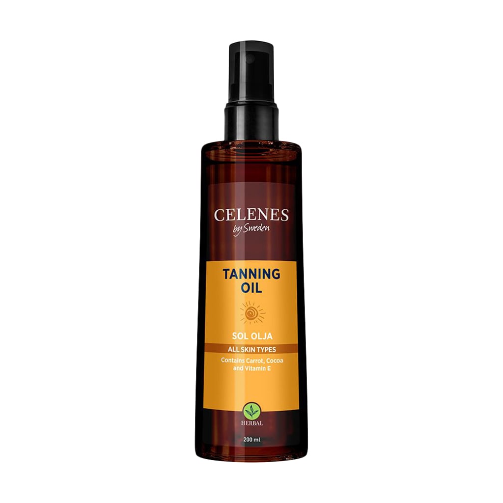 Олія для засмаги Celenes Herbal Tanning Oil, 200 мл