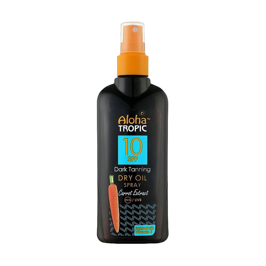 Олія для засмаги тіла Madis Aloha Tropic Dark Tanning Dry Oil SPF 10, 200 мл