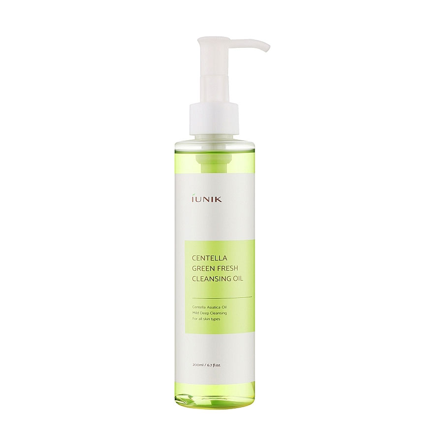 Олія для зняття макіяжу IUNIK Centella Green Fresh Cleansing Oil, 200 мл