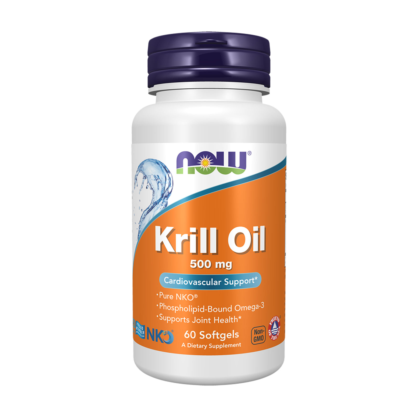 Олія криля NOW foods Krill Oil 500 мг, 60 капсул