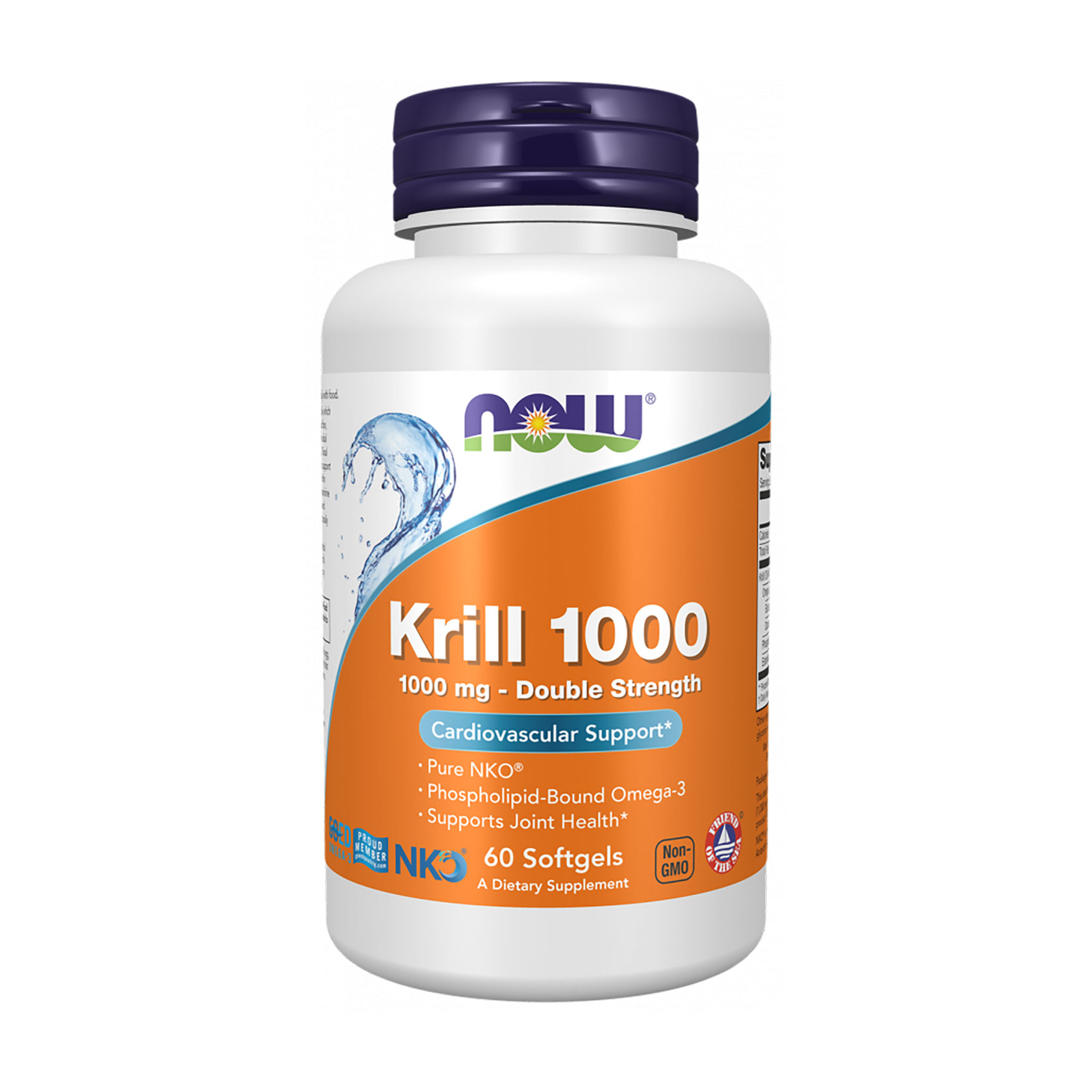 Олія криля NOW foods Neptune Krill 1000, 1000 мг, 60 капсул