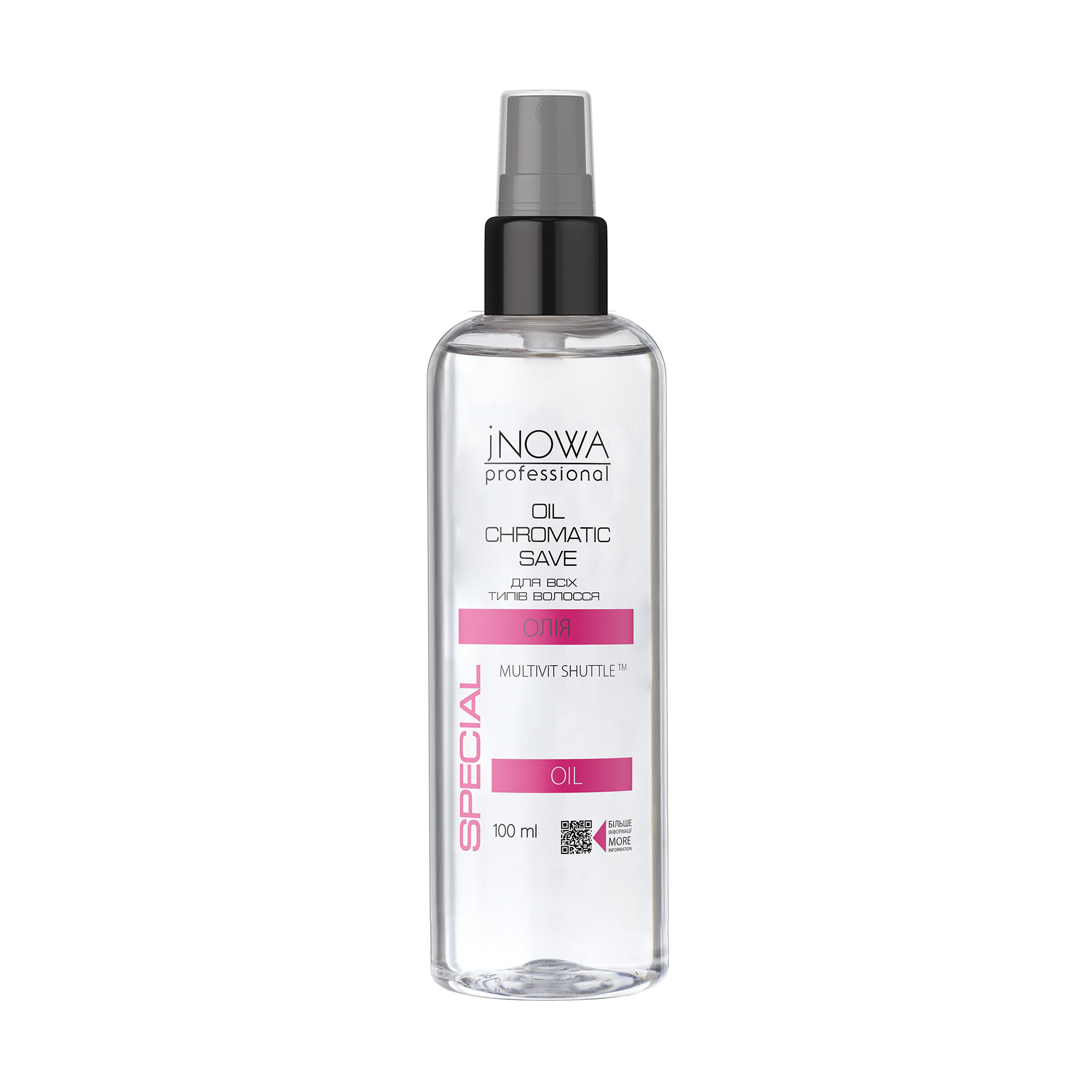 Олія-протектор jNOWA Professional Special Oil Chromatic Save для всіх типів волосся, 100 мл
