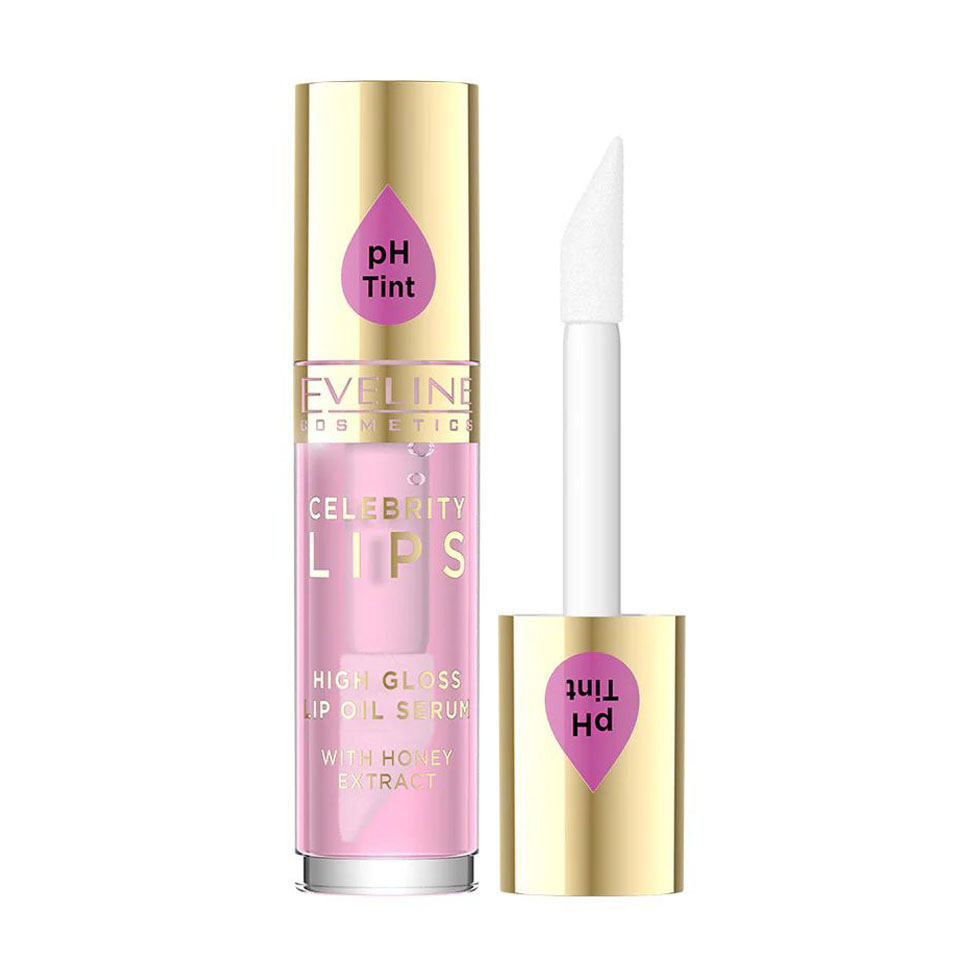 Олія-сироватка для губ Eveline Cosmetics Celebrity Lips Lip Oil Serum 02 Rose, 5 мл