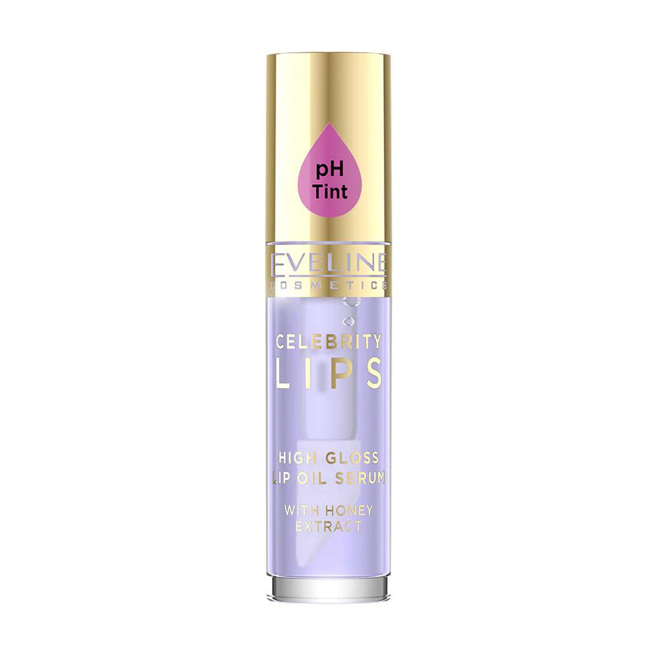 Олія-сироватка для губ Eveline Cosmetics Celebrity Lips Lip Oil Serum 03 Violet, 5 мл