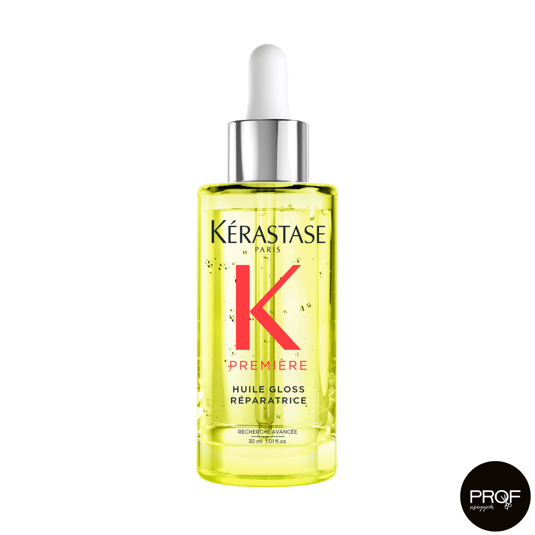 Олійка-концентрат Kerastase Premiere Huile Gloss для блиску та відновлення всіх типів пошкодженого волосся, 30 мл