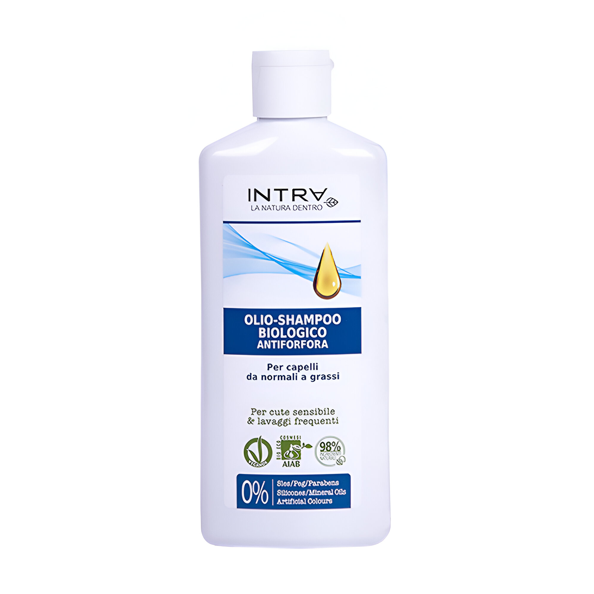 Олійний шампунь для волосся Intra Anti-Dandruff Oil Shampoo прости лупи, 200 мл