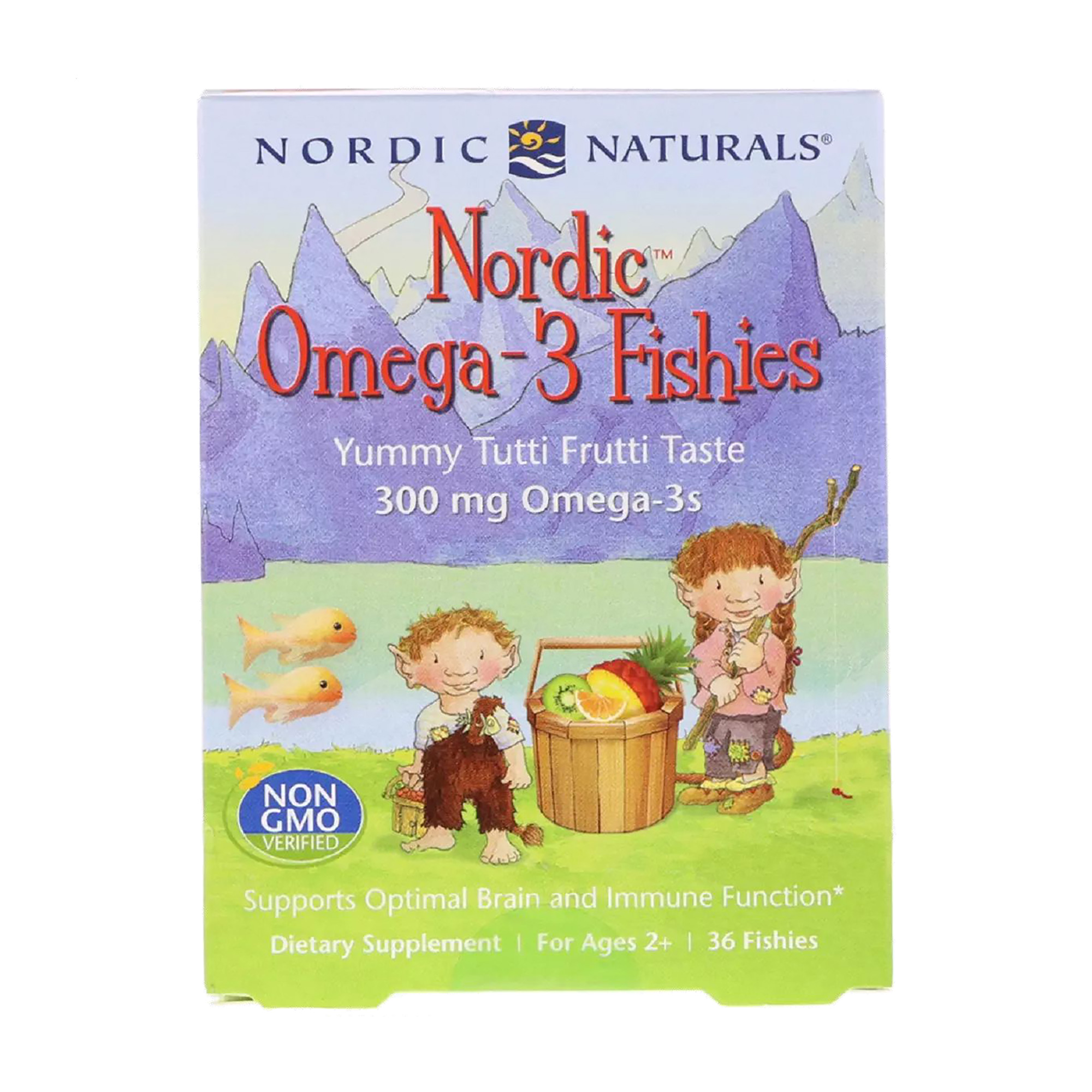 Омега-3 для дітей Nordic Naturals Nordic Omega-3 Fishies 300 мг, 36 таблеток у формі рибок