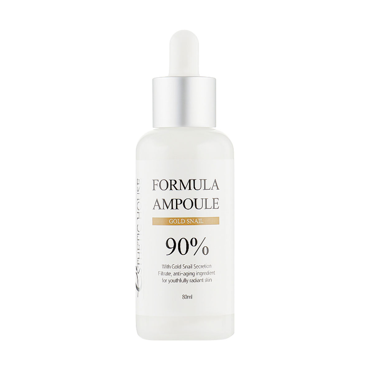 Омолоджувальна сироватка для обличчя Esthetic House Formula Ampoule Gold Snail 90%, 80 мл