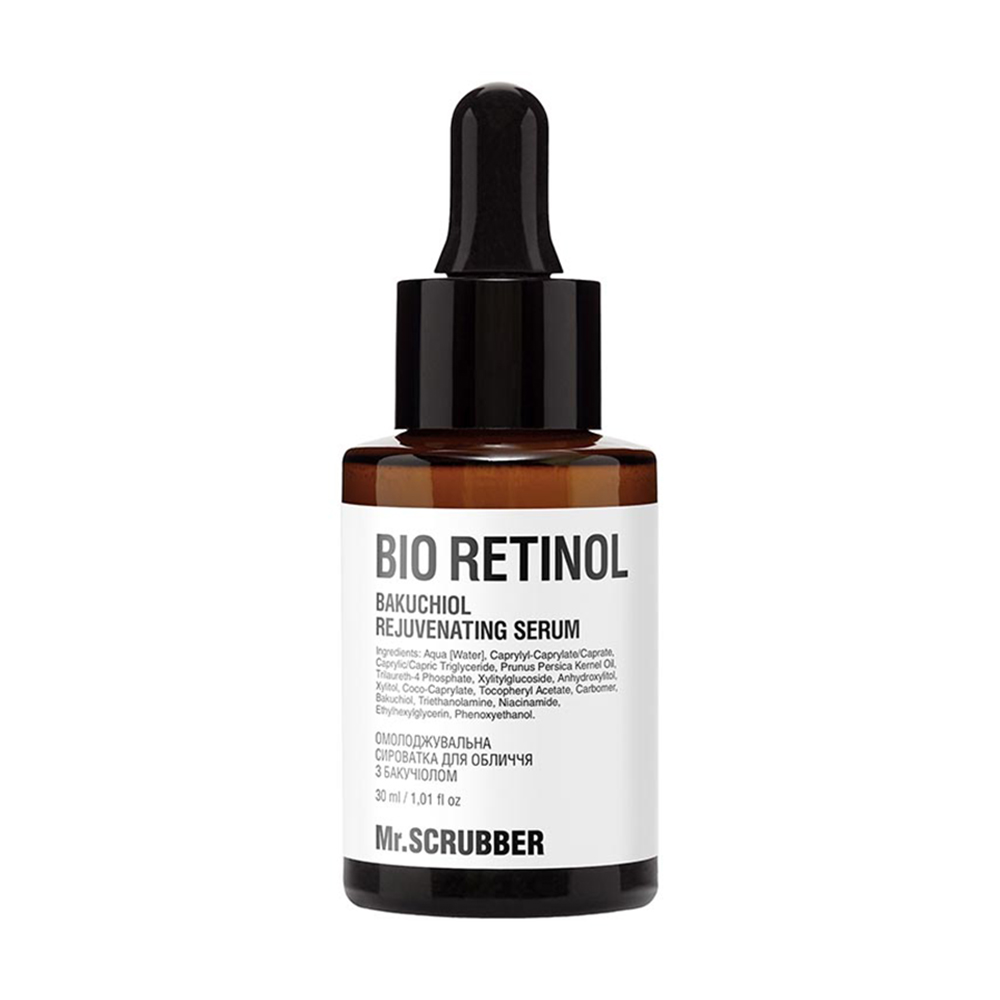 Омолоджувальна сироватка для обличчя Mr.Scrubber Bio Retinol Serum з бакучіолом, 30 мл