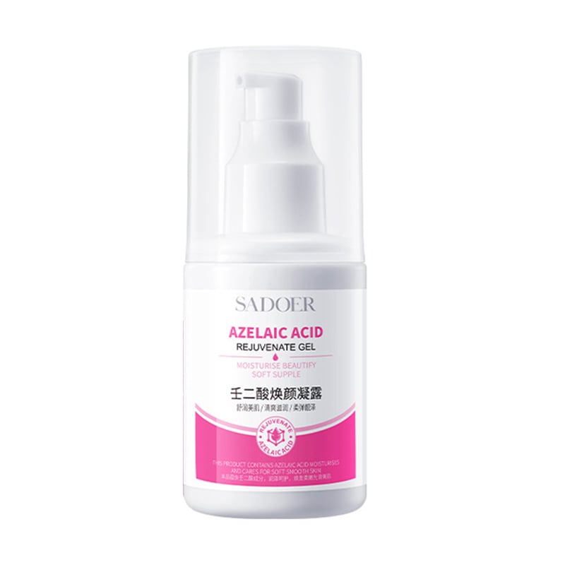 Омолоджувальний гель для обличчя Sadoer Azelaic Acid Rejuvenate Gel з азелаїновою кислотою, 100 г