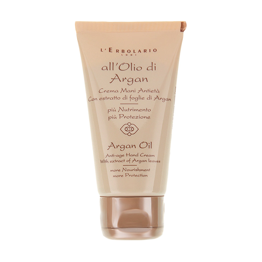Омолоджувальний крем для рук L'Erbolario Anti-Age Hand Cream With Extract Of Argan Leaves, 75 мл