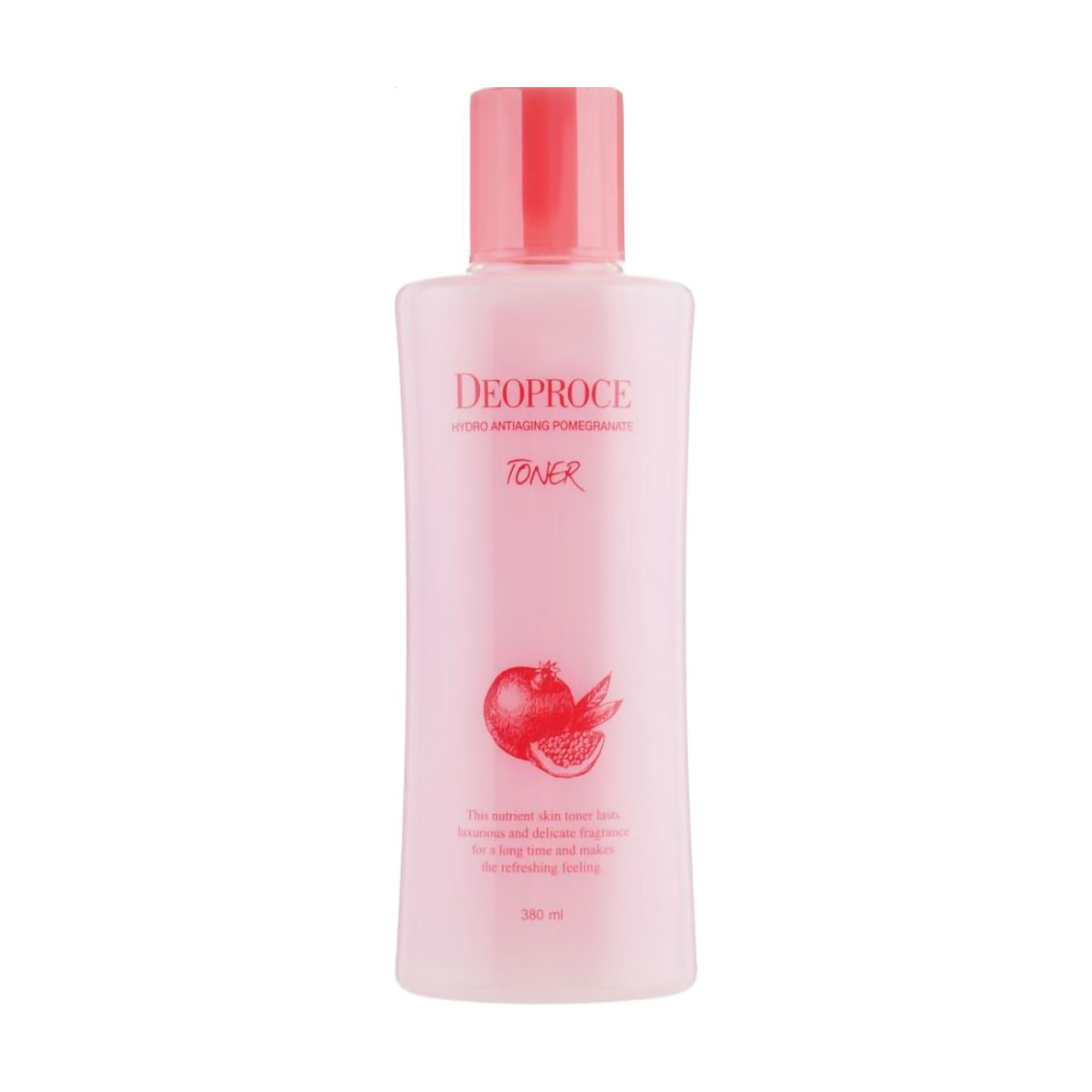 Омолоджувальний тонер для обличчя Deoproce Hydro Antiaging Pomegranate Toner проти зморщок, 380 мл