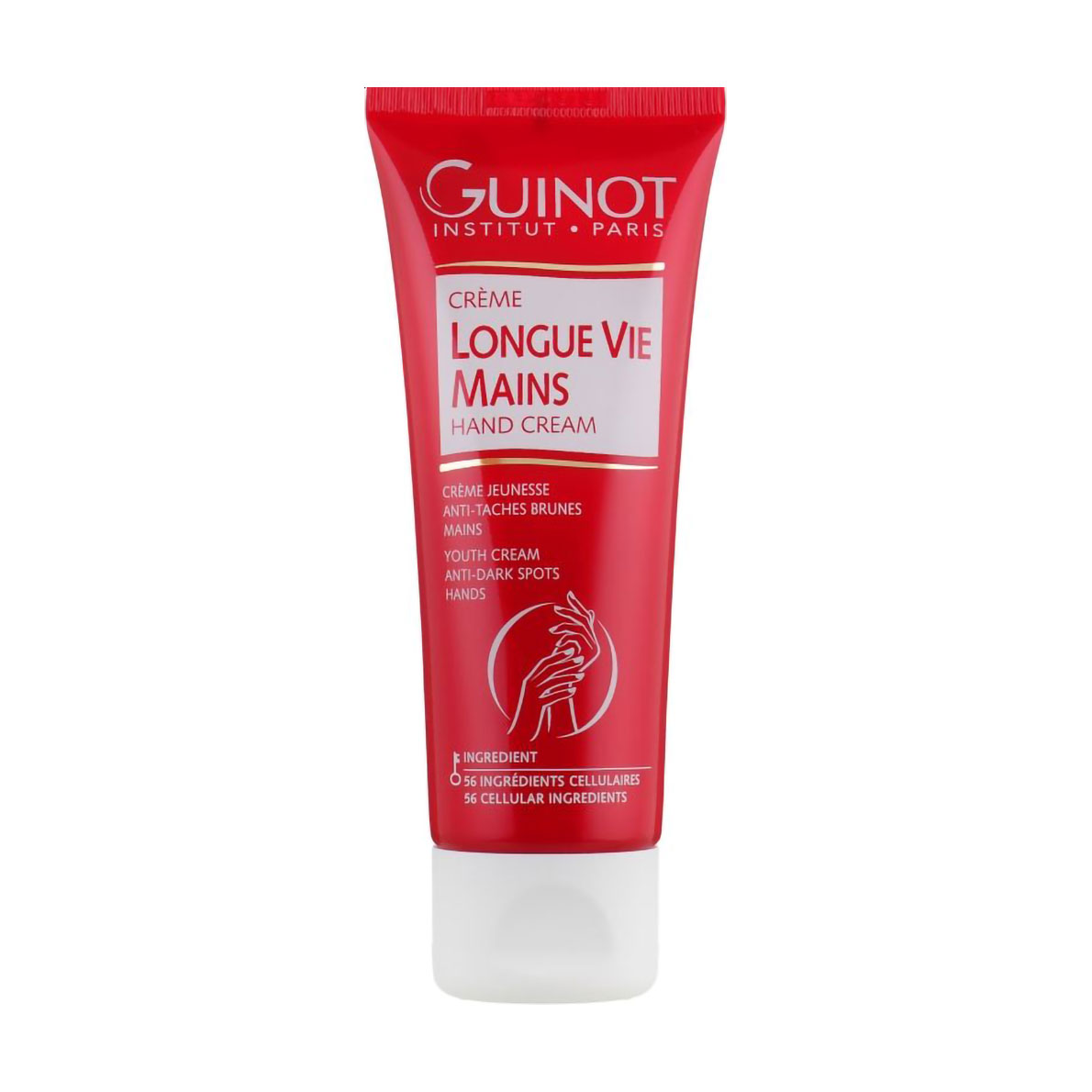 Омолоджуючий крем для рук Guinot Longue Vie Mains Hand Cream Довге життя, 75 мл