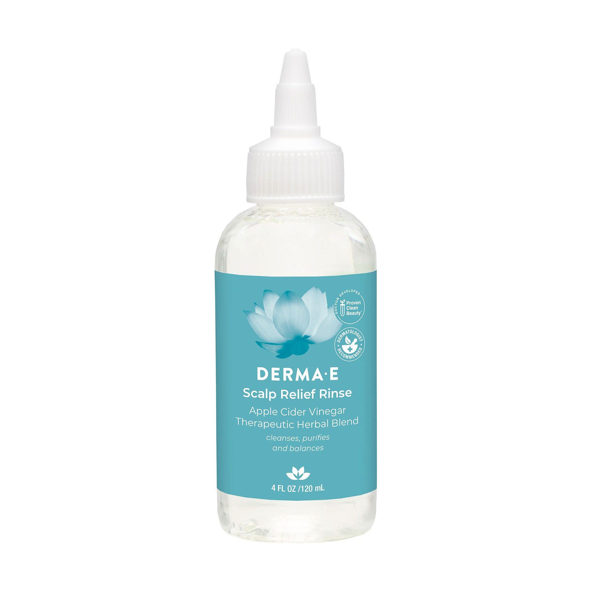 Ополіскувач Derma E Scalp Relief Rinse для шкіри голови схильної до подразнень, 120 мл