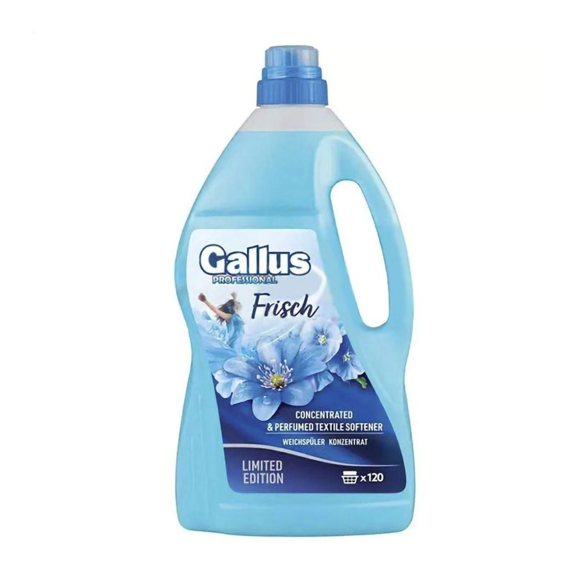 Ополіскувач для білизни Gallus Professional Weichspuler Frisch, 120 циклів прання, 4.08 л