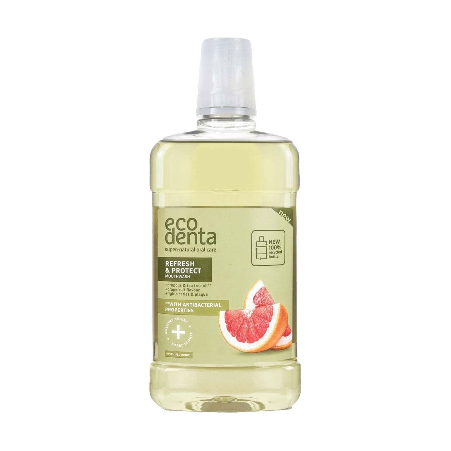 Ополіскувач для порожнини рота Ecodenta Expert Line Refresh &amp; Protect Mouthwash зі смаком грейпфрута, 500 мл