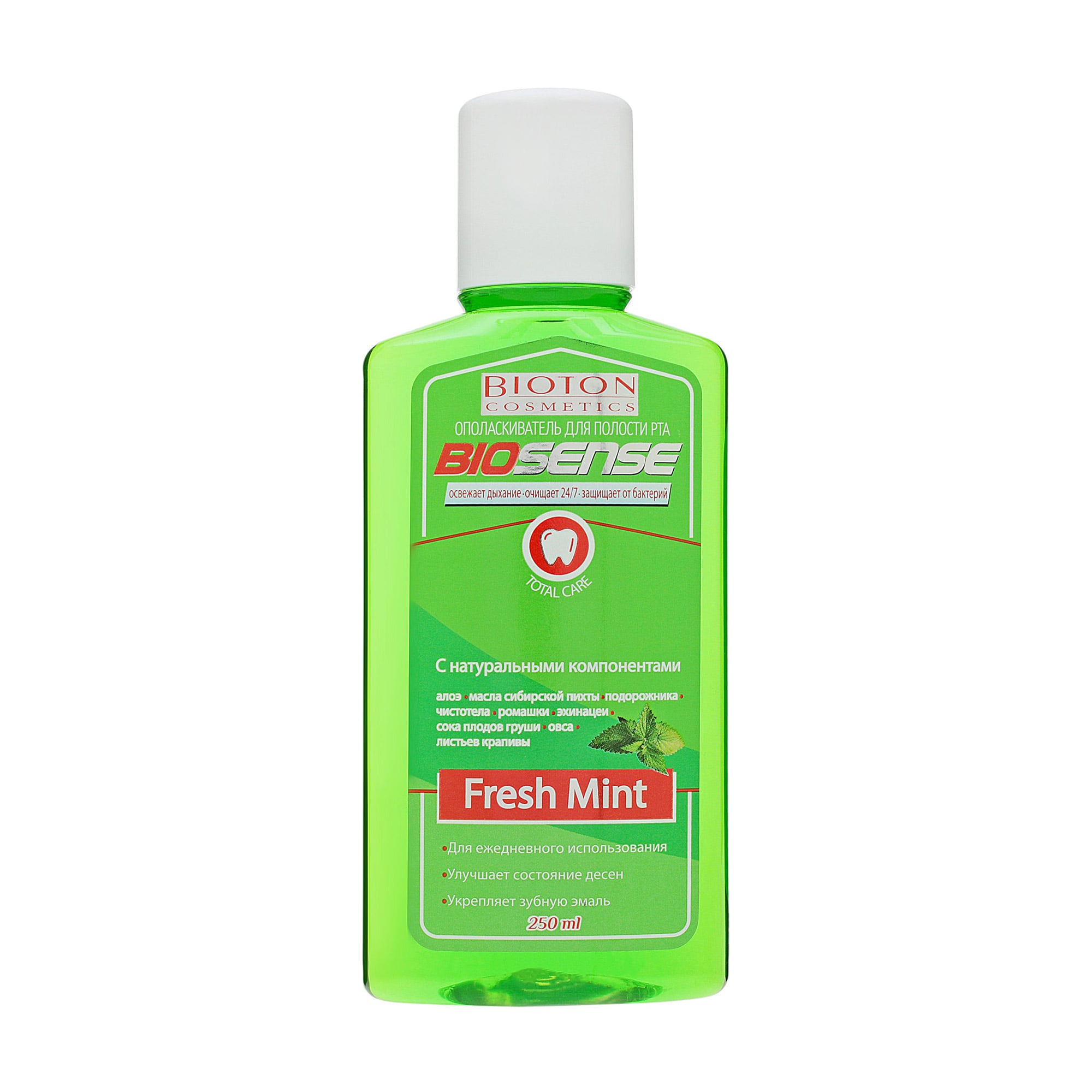 Ополіскувач для ротової порожнини Bioton Fresh Mint, 250 мл