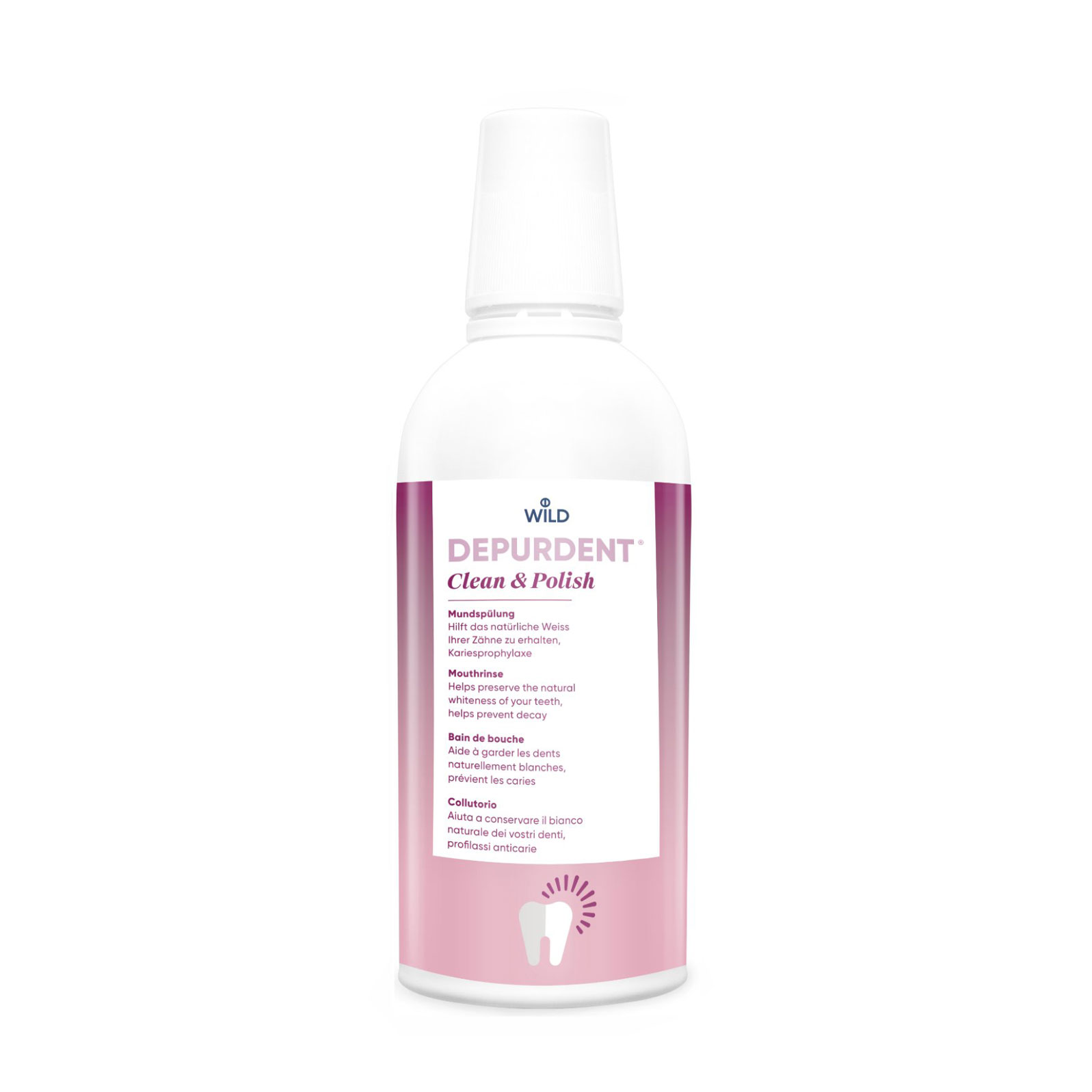 Ополіскувач для ротової порожнини Dr. Wild Depurdent Clean &amp; Polish Mouthrinse, 500 мл