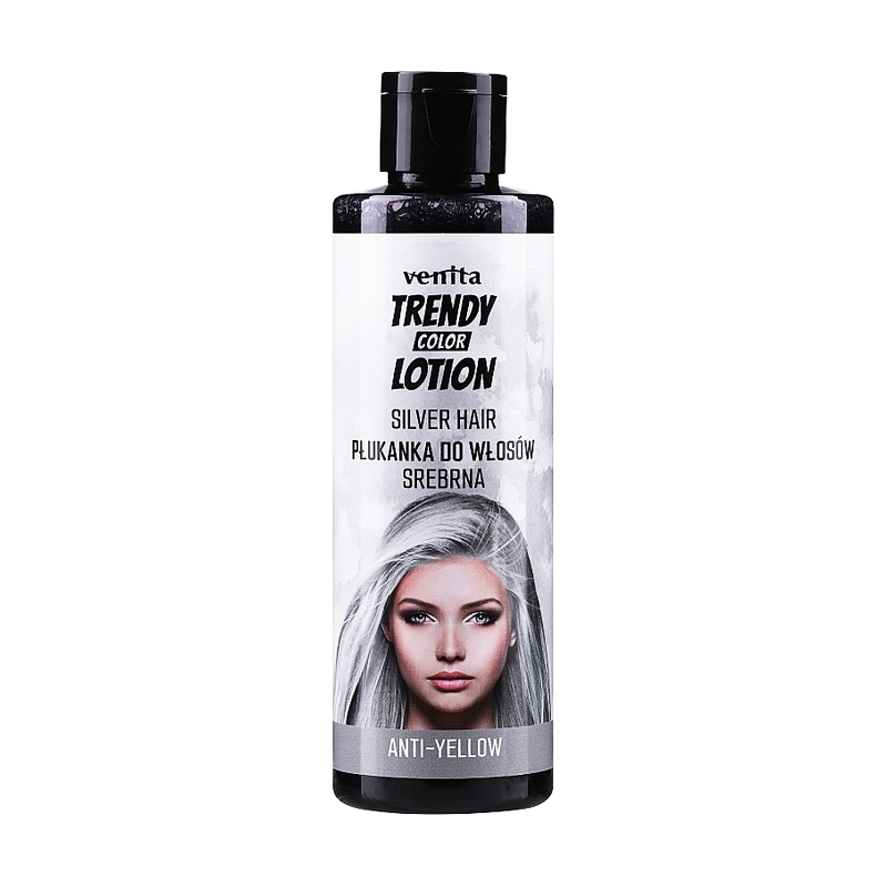 Ополіскувач Venita Salon Professional Anty-Yellow для освітленого та сивого волосся, Silver, 200 мл