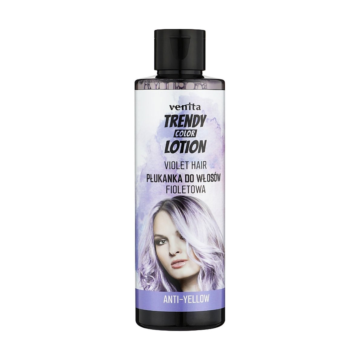 Ополіскувач Venita Salon Professional Anty-Yellow для освітленого та сивого волосся, Lavender, 200 мл