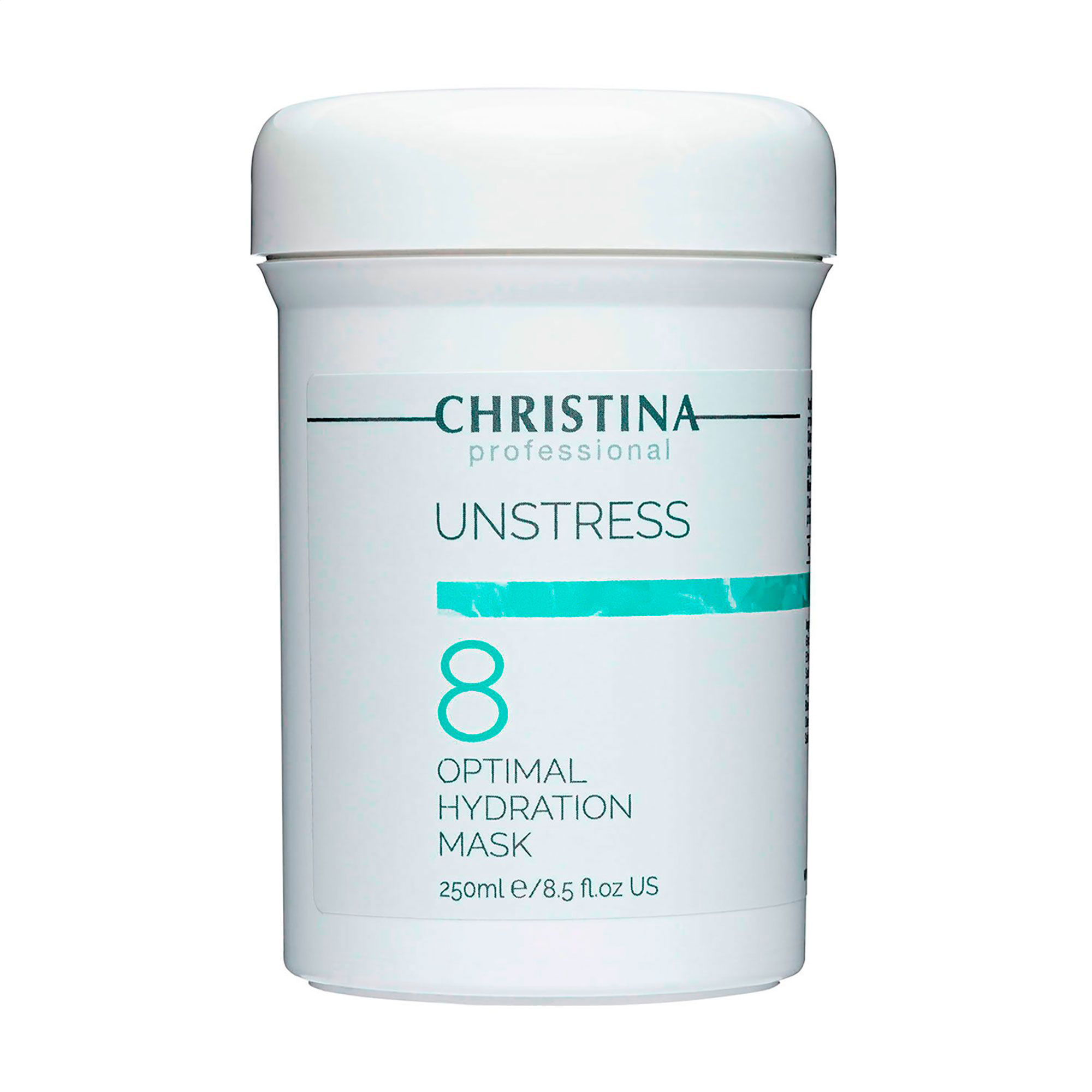 Оптимально зволожувальна маска для обличчя Christina Unstress 8 Optimal Hydration Mask, 250 мл