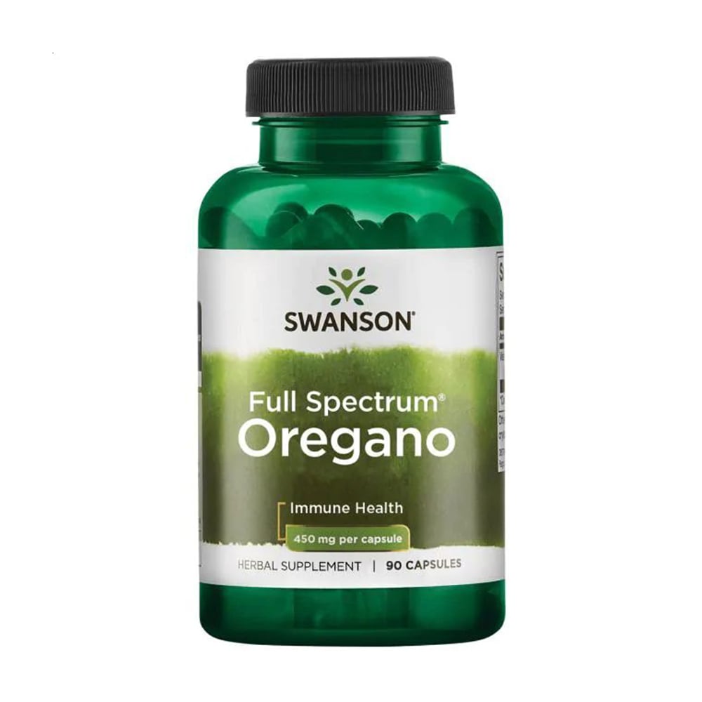 Орегано Swanson Oregano 450 мг, 90 капсул