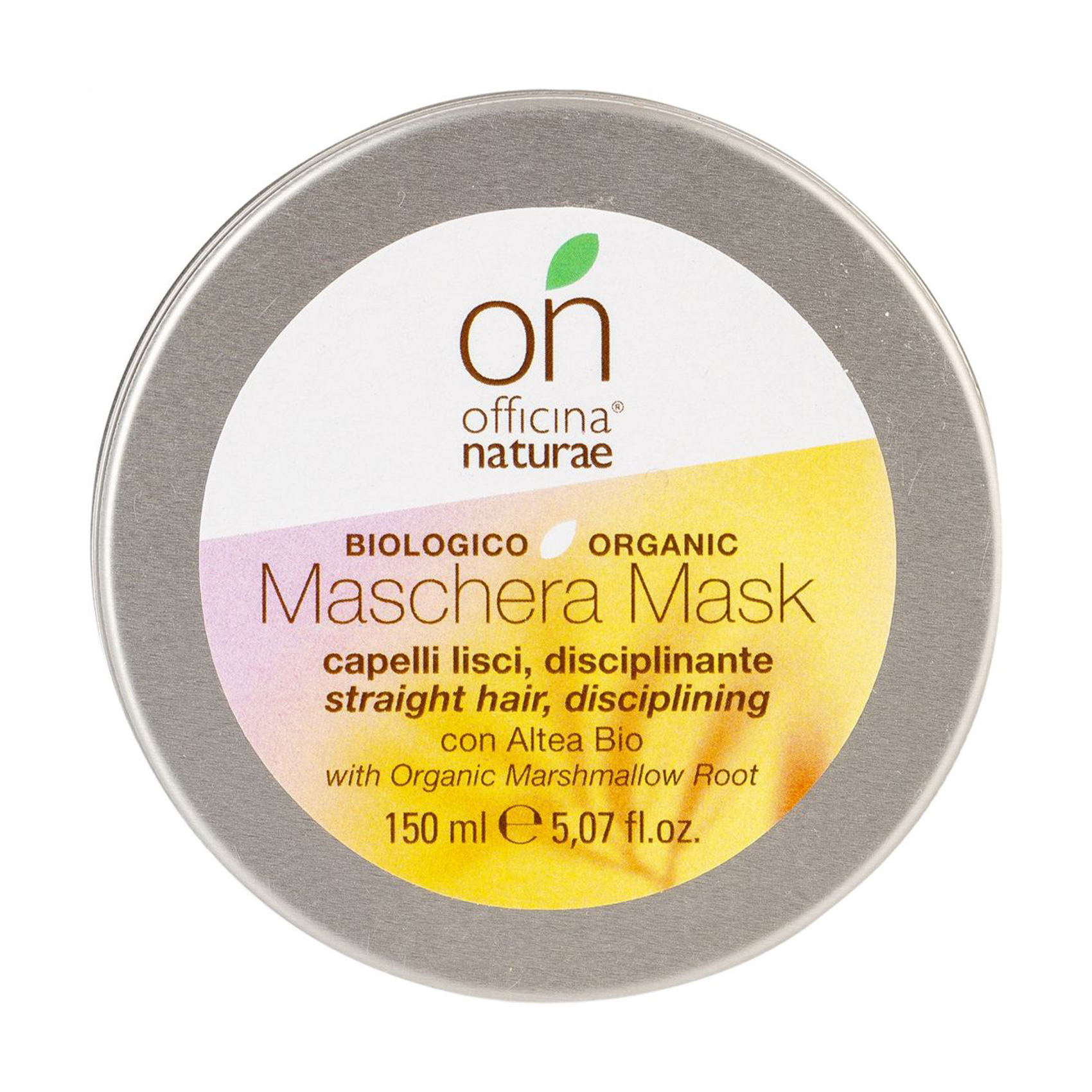 Органічна маска Officina Naturae Mask Straight Hair Disciplining для прямого волосся, 150 мл