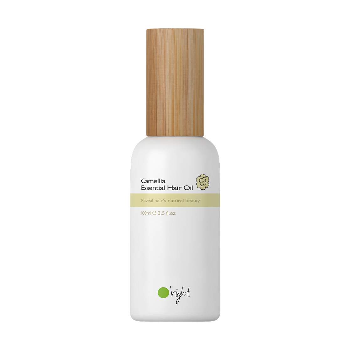 Органічна олія O'right Camellia Hair Oil для сухого та пошкодженого волосся, з квітками камелії, 100 мл