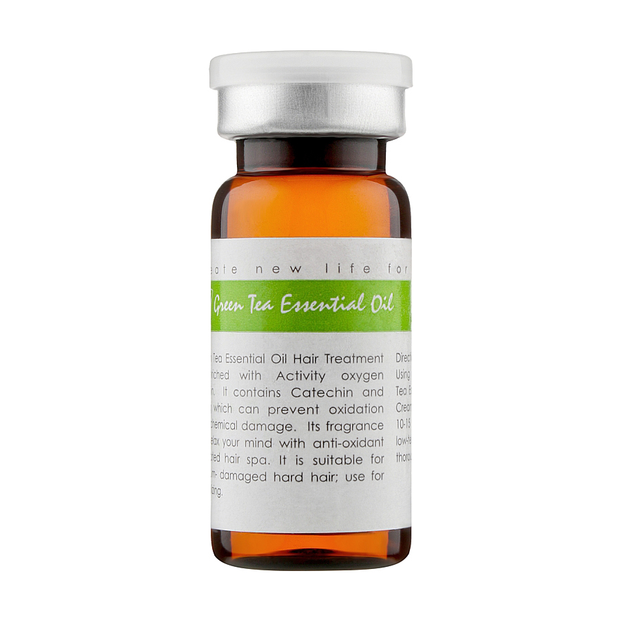 Органічна олія O'right Green Tea Essential Oil Зелений чай, для всіх типів волосся, 12 мл
