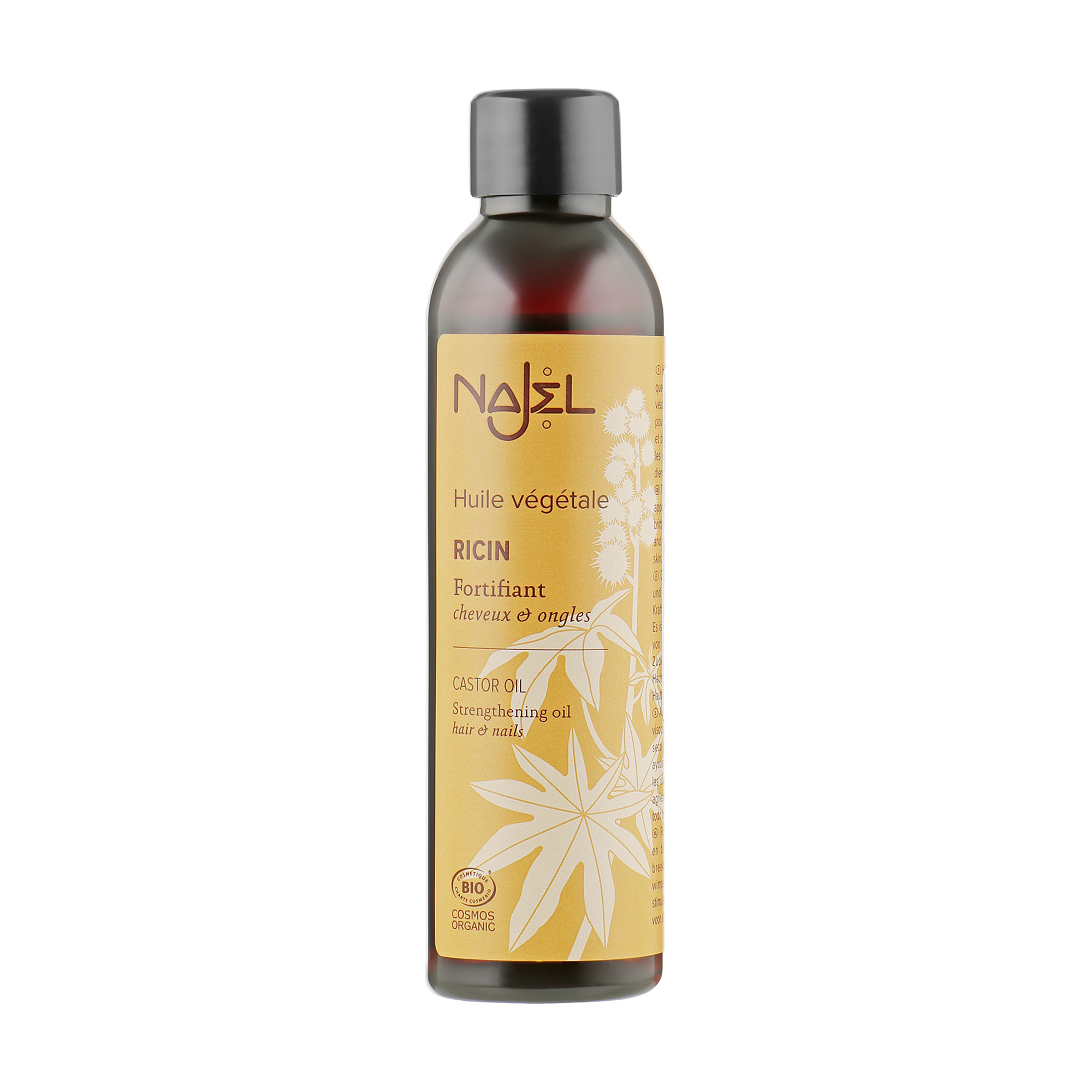 Органічна рицинова олія для рук, волосся та нігтів Najel Castor Oil, 80 мл