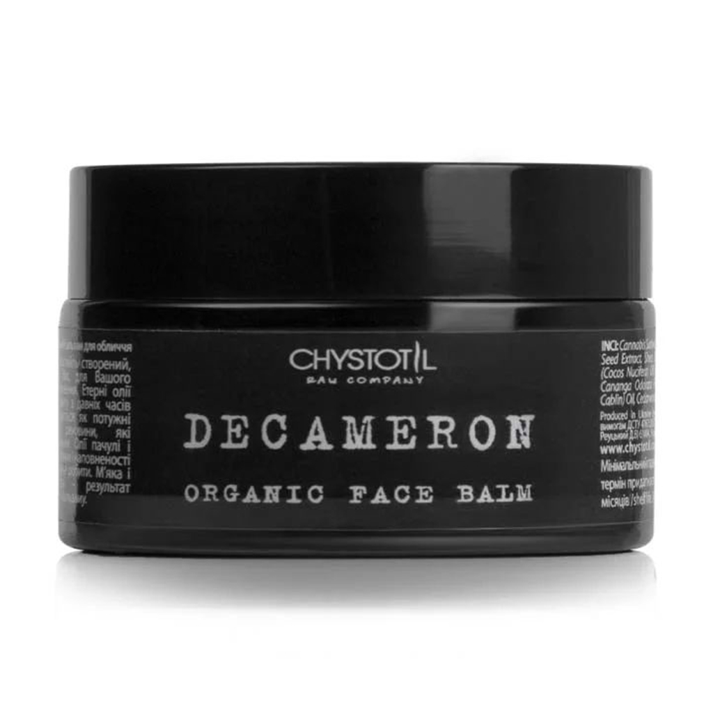 Органічний бальзам для обличчя Chystotil Decameron Organic Face Balm, 50 мл