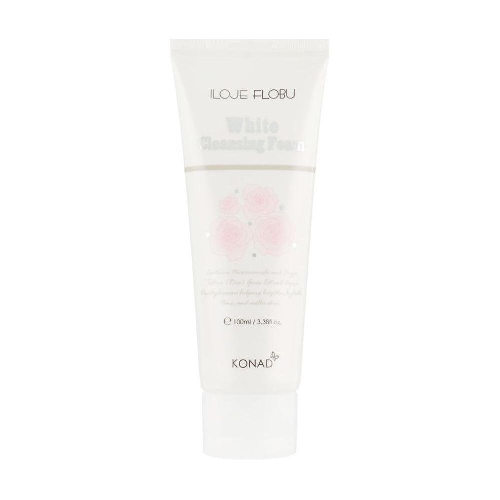 Освітлювальна пінка для вмивання Konad Iloje Flobu Whitening Cleansing Foam, 100 мл