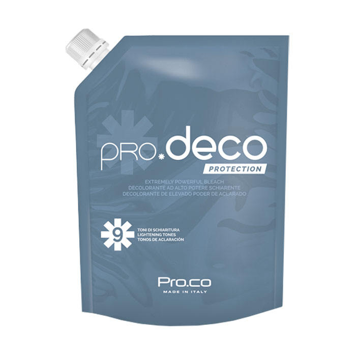 Освітлювальна пудра для волосся Pro.co Pro.Deco Extremely Powerful Bleach, 500 г