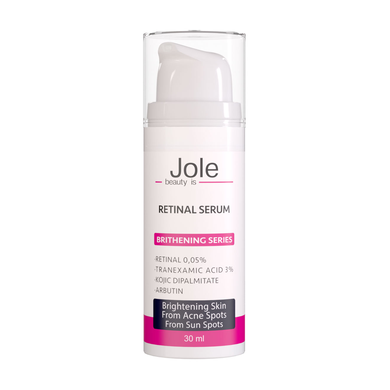 Освітлювальна сироватка для обличчя Jole Retinal Brightening Serum з ретиналем, 30 мл