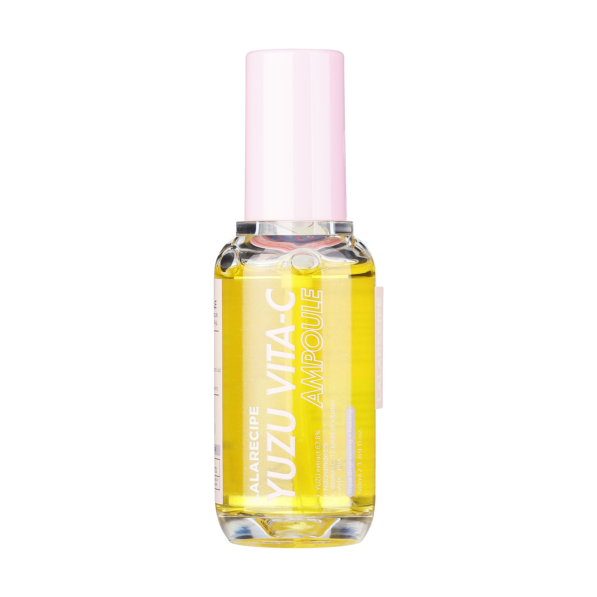 Освітлювальна сироватка для обличчя Lalarecipe Yuzu Vita-C Ampoule з екстрактом юдзу, ніацинамідом 5% та вітаміном C, 50 мл