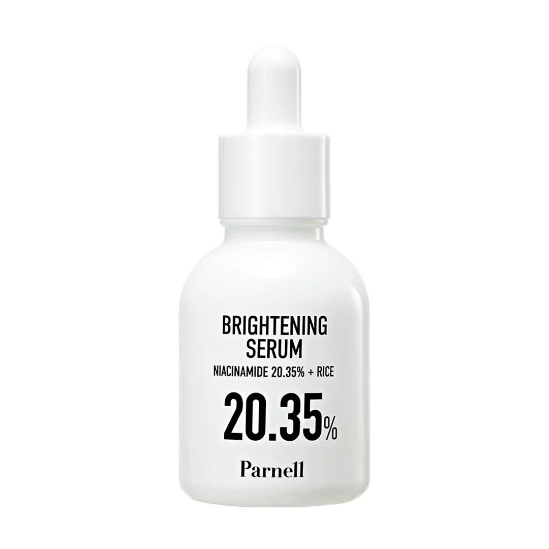 Освітлювальна сироватка для обличчя Parnell Niacinamide 20.35% + Rice Brightening Serum, 30 мл