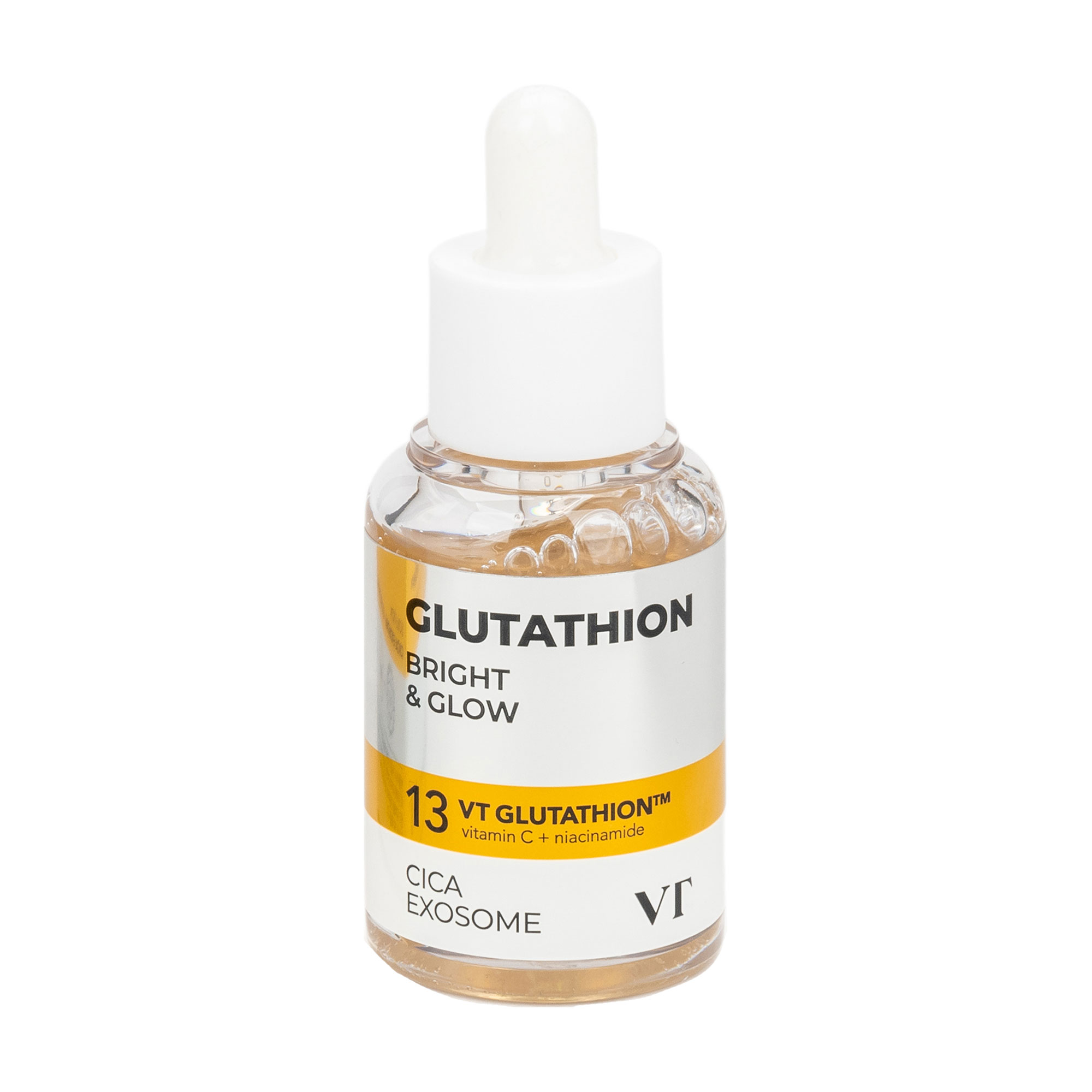 Освітлювальна сироватка для обличчя VT Cosmetics Glutathion Bright &amp; Glow з вітаміном С та глутатіоном, 30 мл