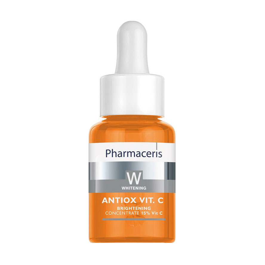 Освітлювальний концентрат для обличчя Pharmaceris W Antiox Vit. C 15% Brightening Concentrate з 15% вітаміну С, 30 мл