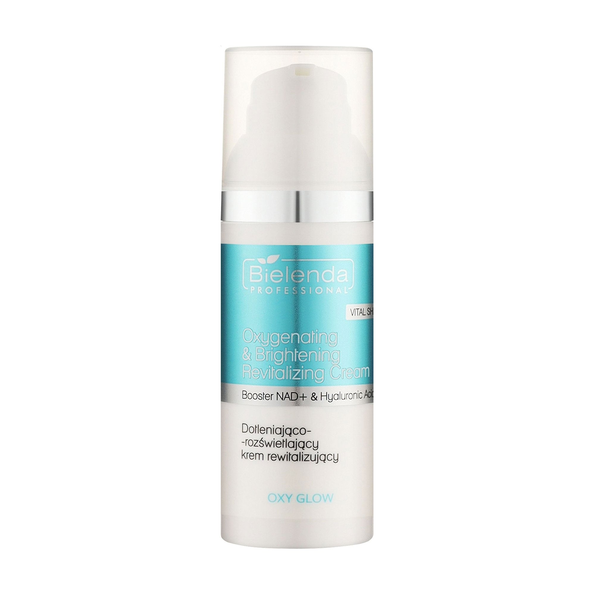 Освітлювальний крем для обличчя Bielenda Professional Oxy Glow Oxygenating &amp; Brightening Revitalizing Cream, 50 мл