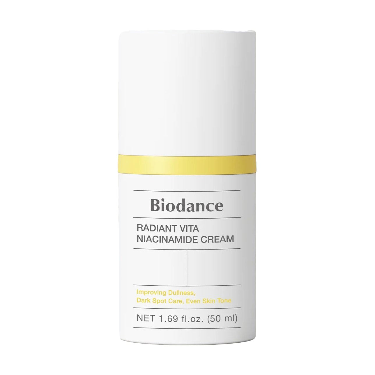 Освітлювальний крем для обличчя Biodance Radiant Vita Niacinamide Cream з ніацинамідом, 50 мл