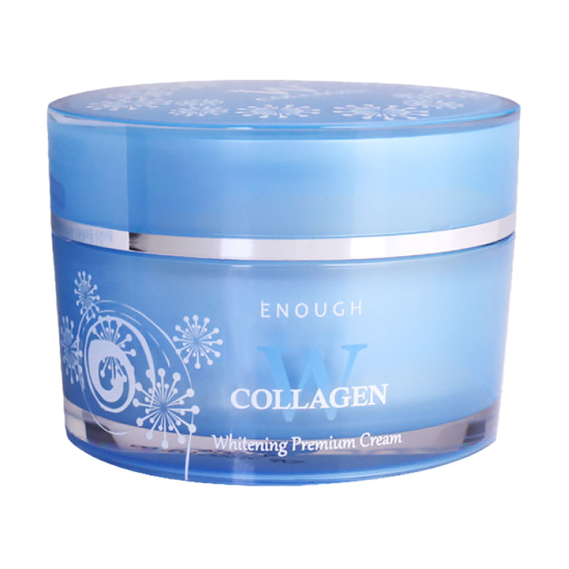 Освітлювальний крем для обличчя Enough W Collagen Whitening Premium Cream з колагеном, 50 г