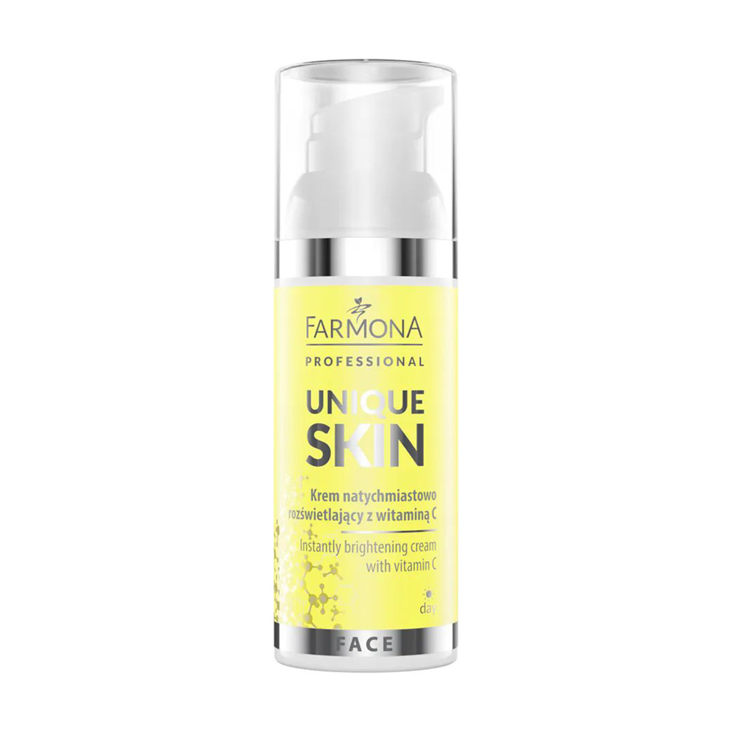 Освітлювальний крем для обличчя Farmona Professional Unique Skin Instantly Brightening Cream з вітаміном С, 50 мл