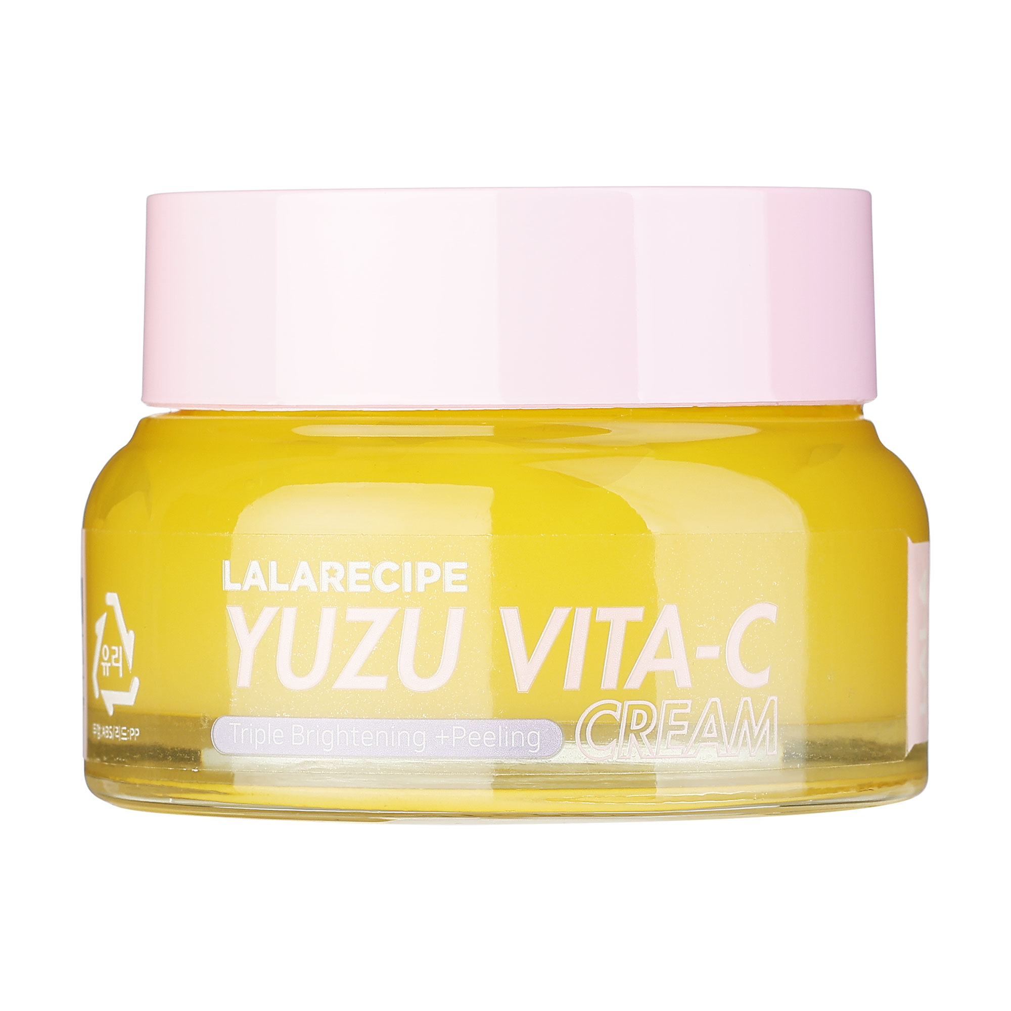 Освітлювальний крем для обличчя Lalarecipe Yuzu Vita-C Cream з екстрактом юдзу, ніацинамідом 5% та вітаміном C, 50 мл