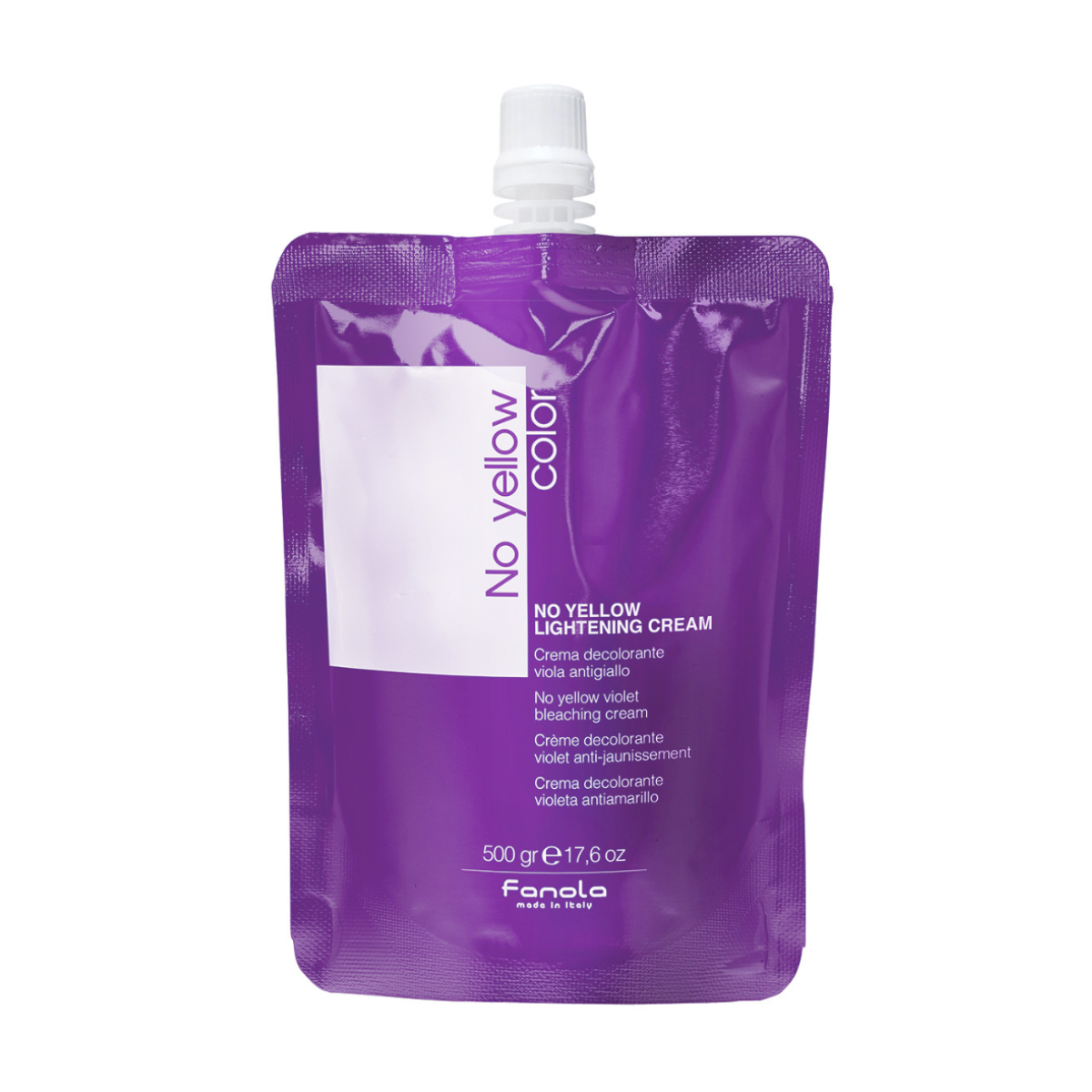 Освітлювальний крем для волосся Fanola No Yellow Violet Bleaching Cream, 500 г