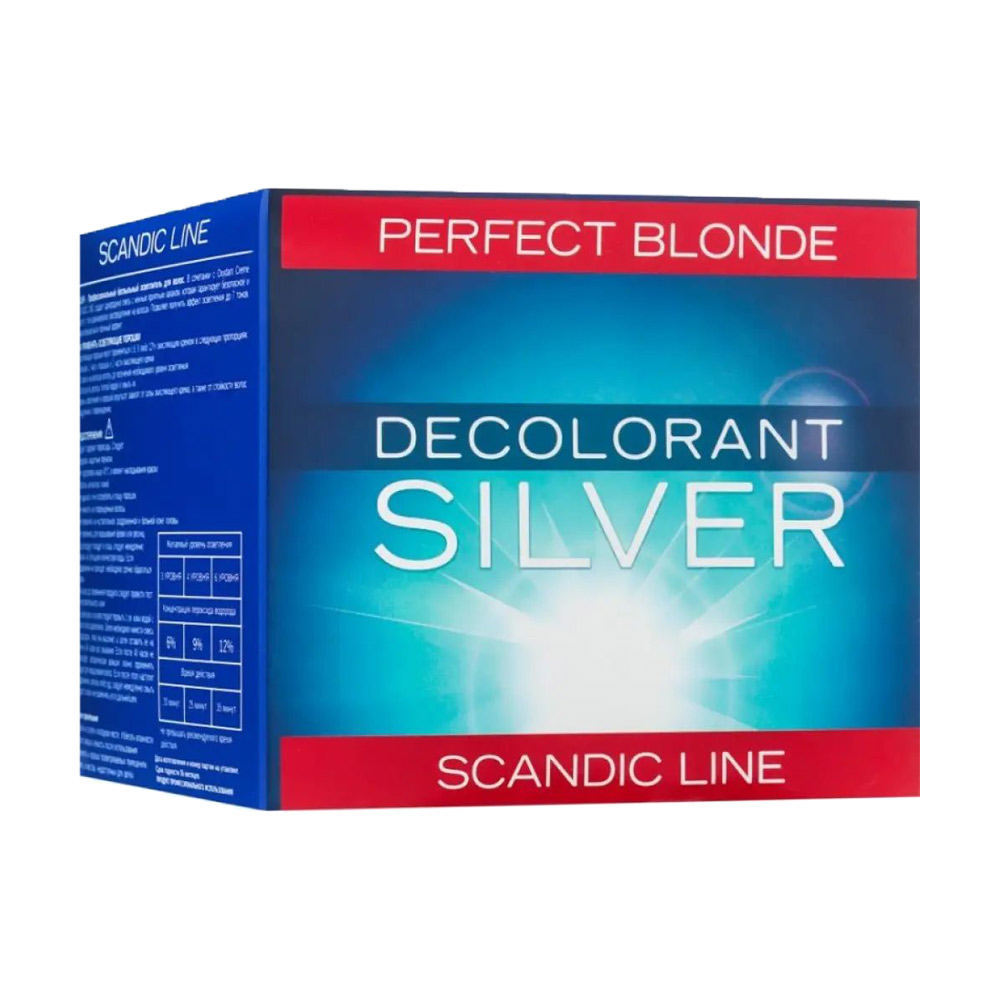 Освітлювальний порошок для волосся Profis Cosmetics Perfect Blonde Decolorant Silver, 500 г