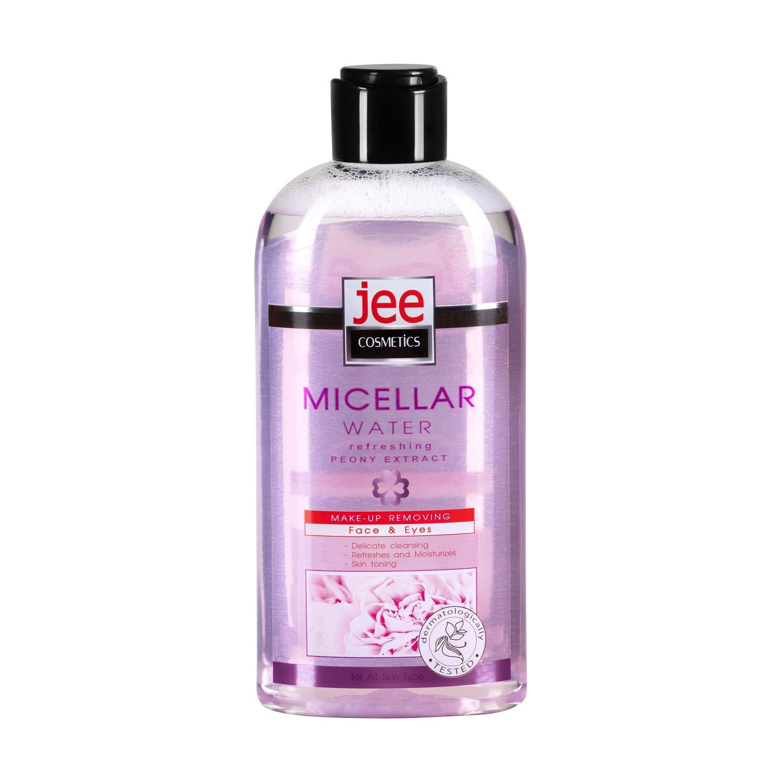Освіжальна міцелярна вода Jee Cosmetics Micellar Water Refreshing з екстрактом півонії, 200 мл