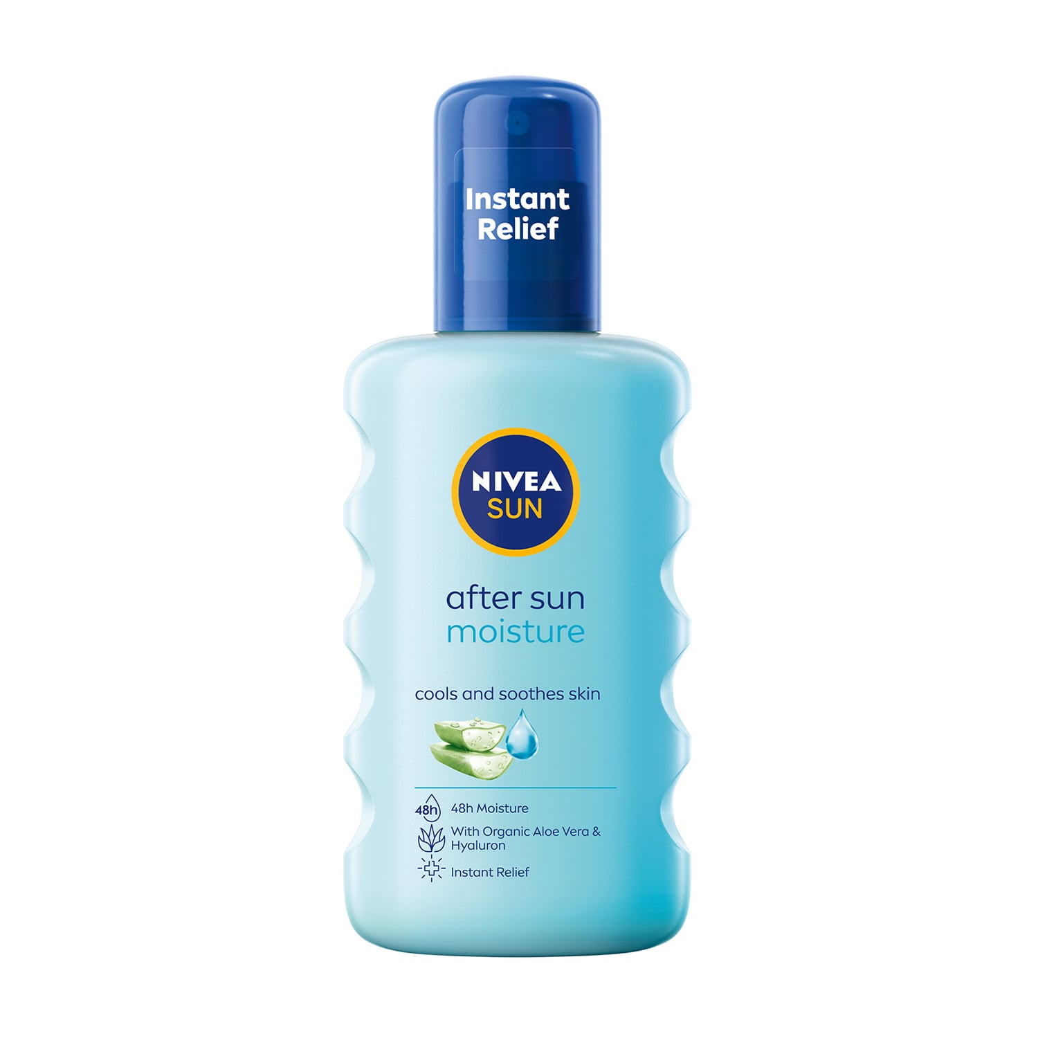 Освіжальний спрей для тіла NIVEA Sun Зволоження після засмаги, з алое вера та гіалуроном, 200 мл